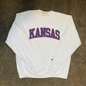 Champion University of Kansas Crewneck Size L